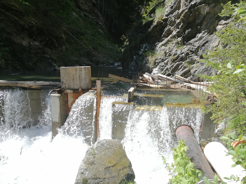 torrente Vertosan Comune di Avise - Aosta