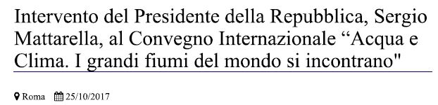 Intervento Mattarella