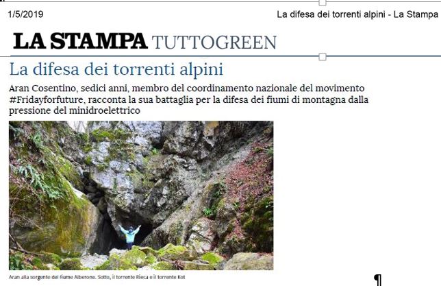 La Stampa - Aran Cosentino