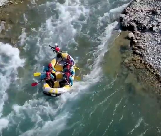 Rafting sul fiume Vjosa