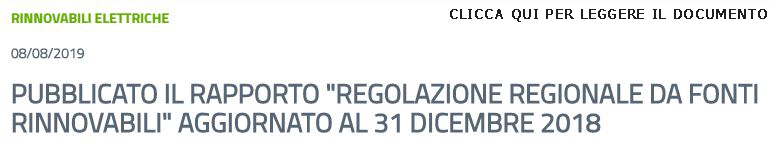 REGOLAZIONE