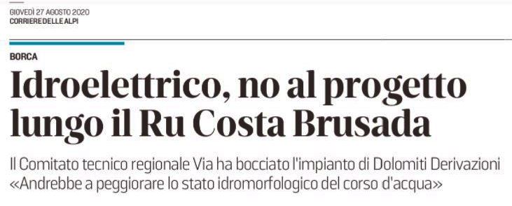 CdA -No centralina sul Ru Costa Brusada