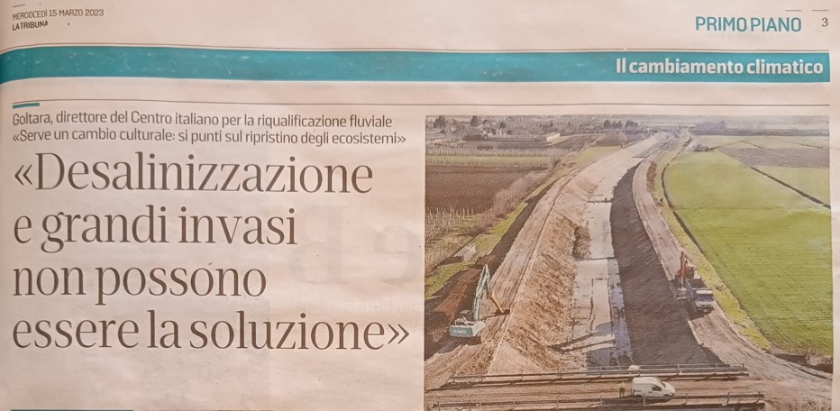 desalinizzazione e grandi invasi