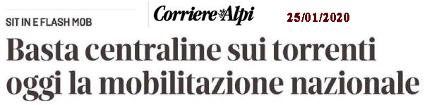 Corriere delle Alpi - Oggi protesta dei pesci