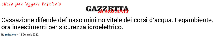 Gazzetta di Milano - Cassazione pro DMV